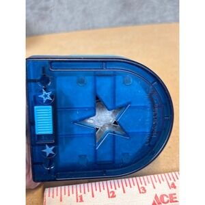 Creative Memories Star Paper Punch Blue Scrapbooking Craft Tool 1 Inch Shape‎